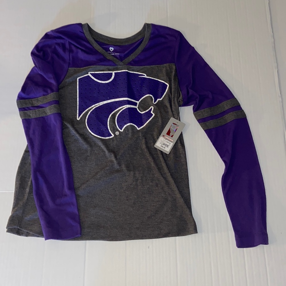Colosseum Women’s Medium KSU Wildcats Long Sleeve T-Shirt